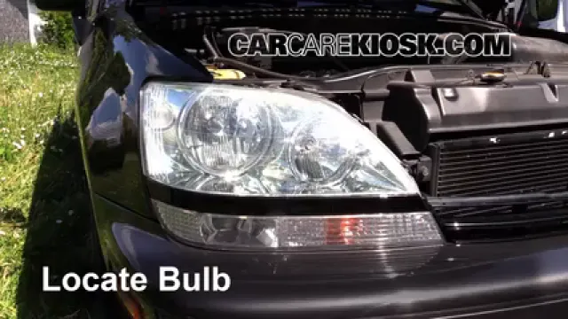 2003 Lexus RX300 3.0L V6 Luces Luz de carretera (reemplazar foco) 